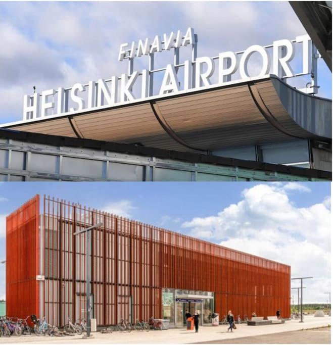 New Studio Cherry Near Helsinki Airport In Kivistoe Вантаа Экстерьер фото